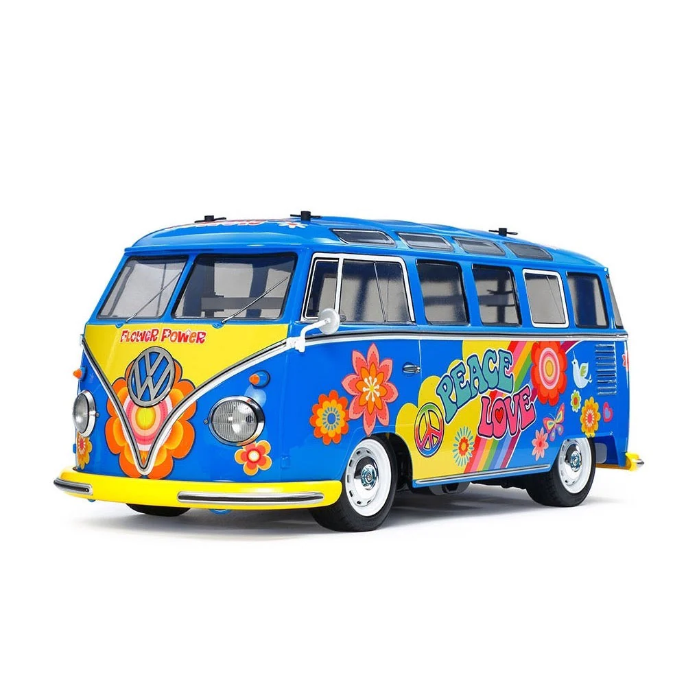Tamiya 47453 Volkswagen Type 2 (T1) Flower Power 1/10 RC Kit (M-05 Chasis)
