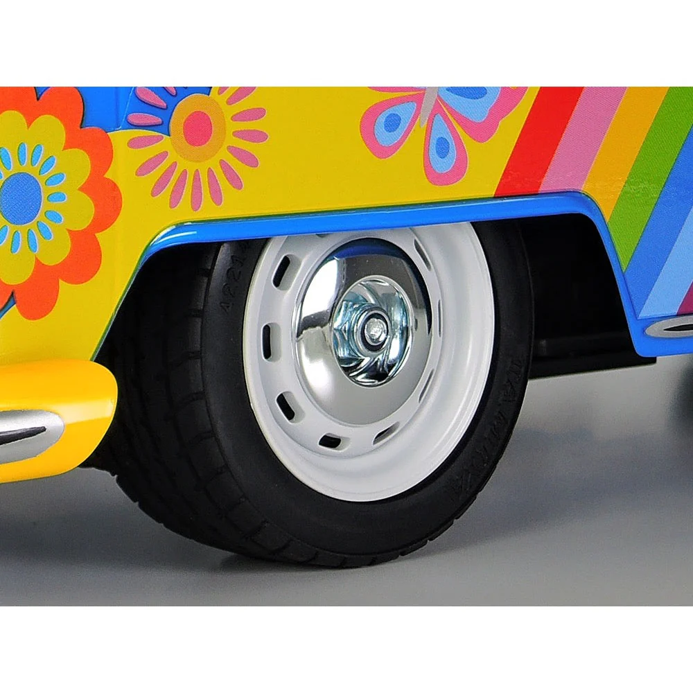Tamiya 47453 Volkswagen Type 2 (T1) Flower Power 1/10 RC Kit (M-05 Chasis) - Image 7