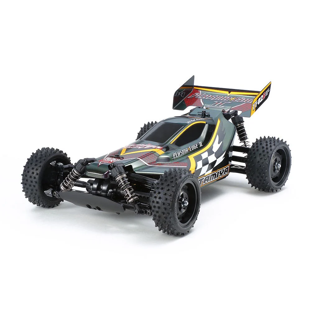 Tamiya 47454 1/10 Plasma Edge II RC Off Road Kit Iridescent Purple/Green - Image 2