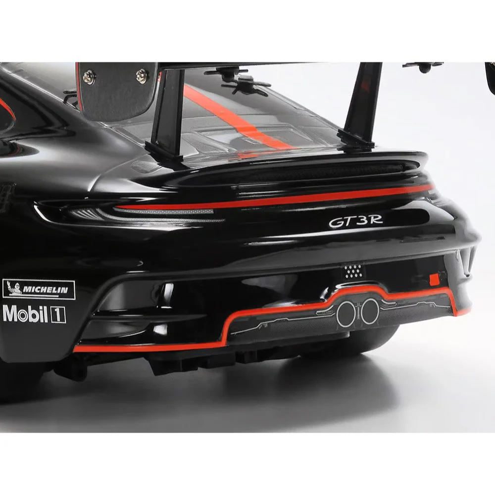 Tamiya 47512 1/10 911 GT3 R (992) TT-02 Limited Edition Black Painted Body RC Car Kit - Image 8