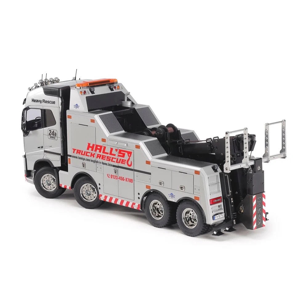 Tamiya 47528 Volvo FH16 Globetrotter 750 8×4 RC Tow Truck (Silver Edition) - Image 2