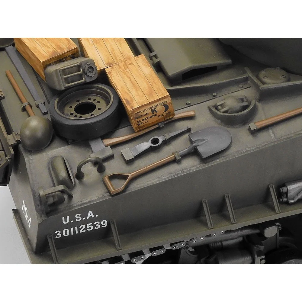 Tamiya 56048 1/16 M4 Sherman 105mm Howitzer RC Tank - Image 6