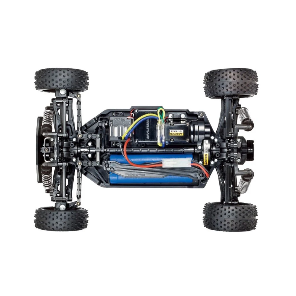 Tamiya 57988 1/10 RC 4WD TT-02B Chassis with Plasma Edge II Body High Performance Iridescent Purple/Green - Image 4