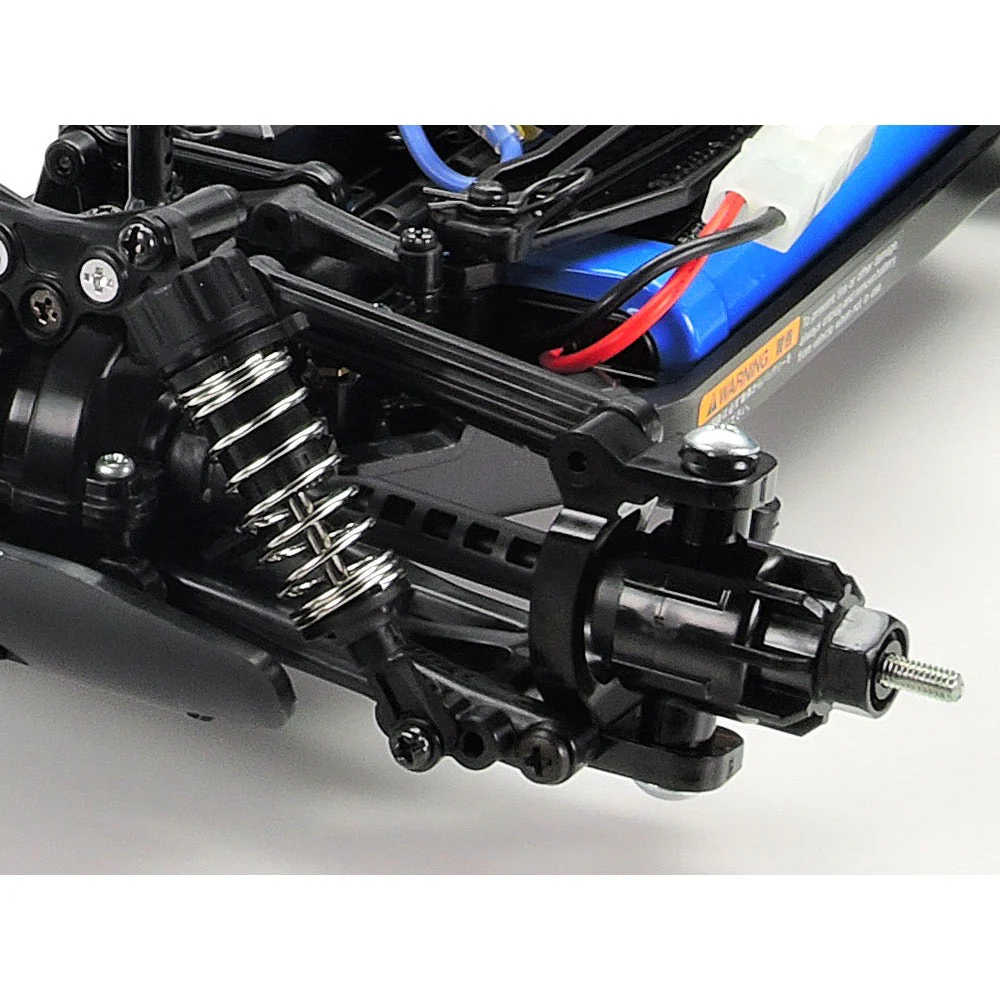 Tamiya 57988 1/10 RC 4WD TT-02B Chassis with Plasma Edge II Body High Performance Iridescent Purple/Green - Image 6