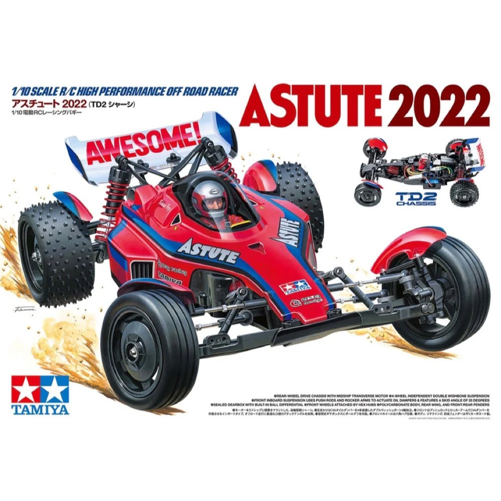 Tamiya 58697 1/10 Astute 2022 RC Buggy Kit - Image 2