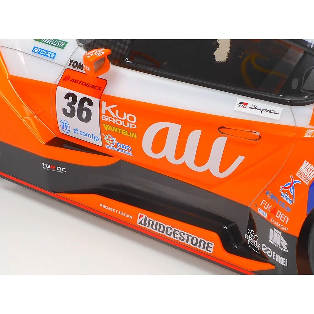 Tamiya 58703 1/10 Toms Toyota GR Supra GT500 TT-02 On-Road RC Kit - Image 7
