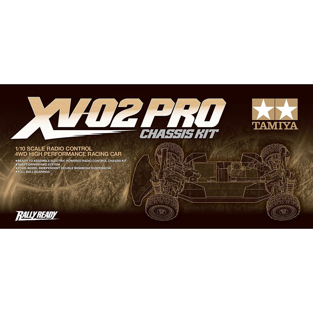Tamiya 58707 1/10 XV-02 RC Pro Chassis Kit - Image 2