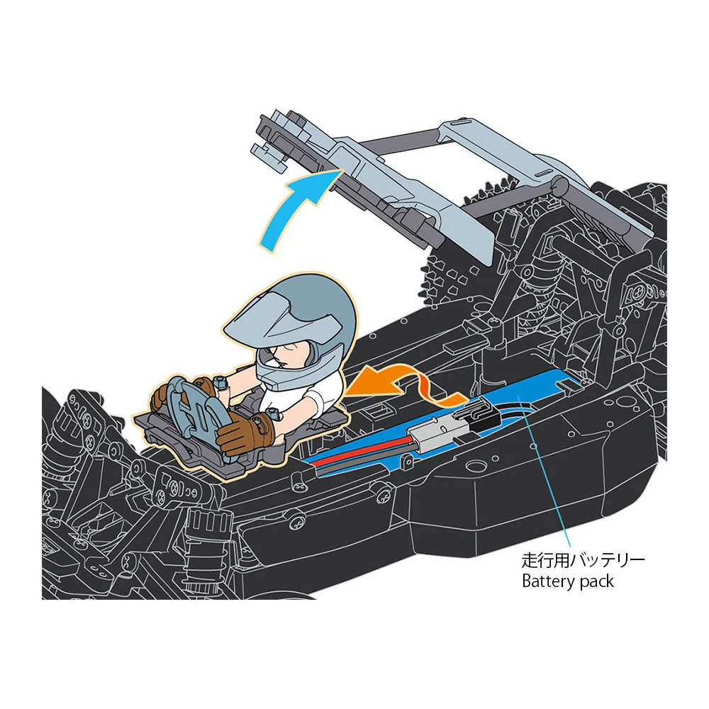 Tamiya 58741 1/10 Fighter Nxgen RC Buggy Kit - Image 14