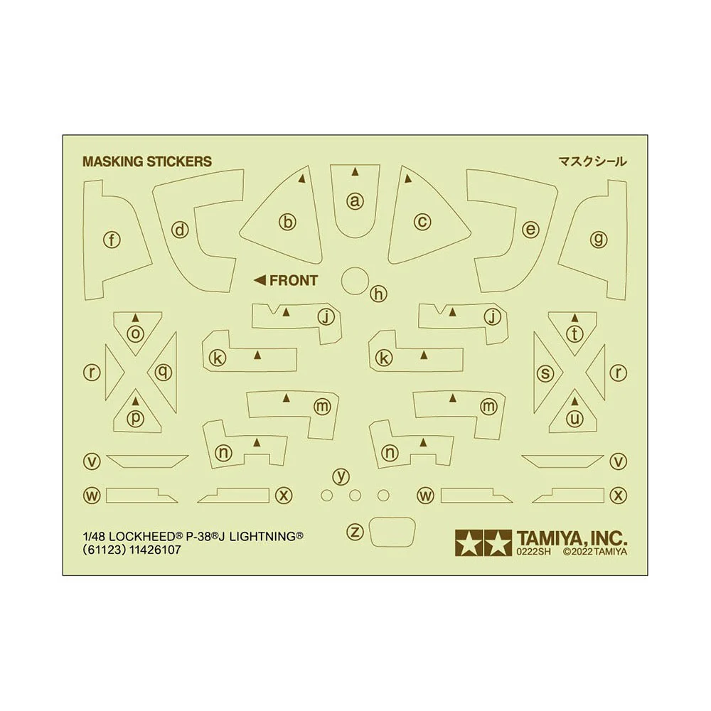 Tamiya 61123 1/48 Lockheed P-38J Lightning - Image 15