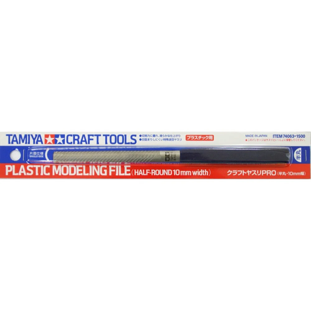 Tamiya 74063 Modeling File Half-Round 10mm - Image 2