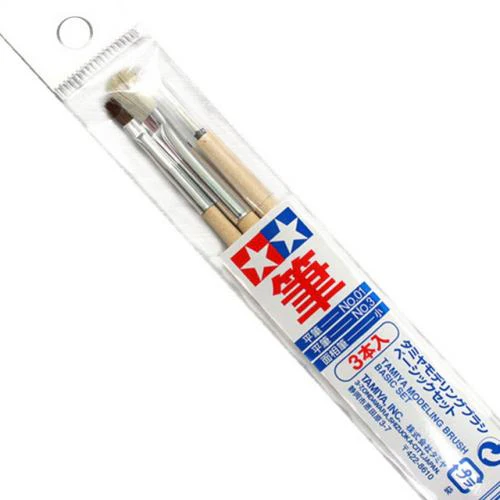 Tamiya 87066 Basic Model Brush Set - Image 2