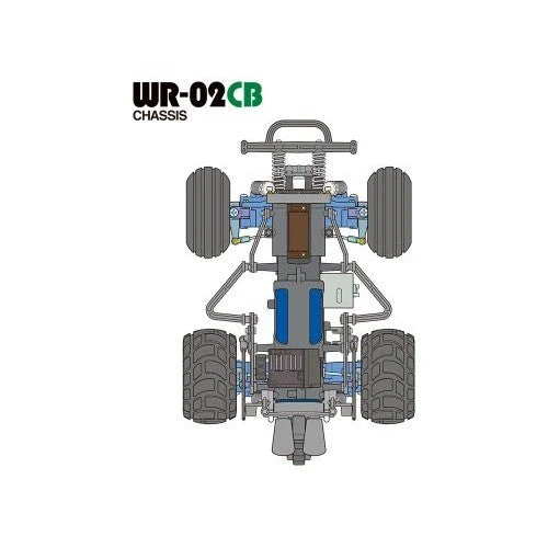 Tamiya 58662 Comical Grasshopper 2WD 1/10 WR-02CB Chassis - Image 12