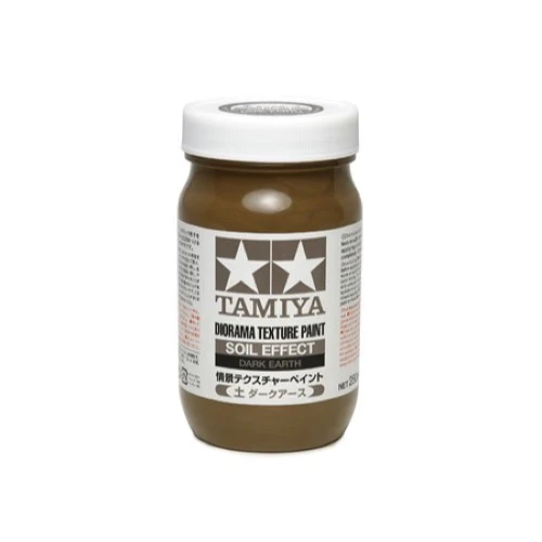 Tamiya 87121 Diorama Texture Paint - Soil Effect Dark Earth - Image 2