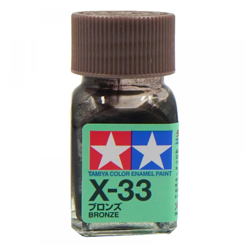 Tamiya 80033 Enamel Paint X-33 Gloss Bronze (10ml)