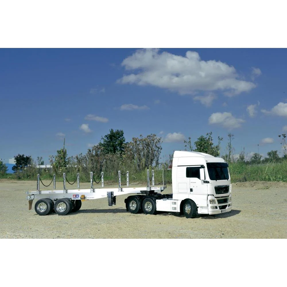Tamiya 56306 Flatbed Semi-Trailer for 1/14 Radio Controlled Truck Kit - Image 4