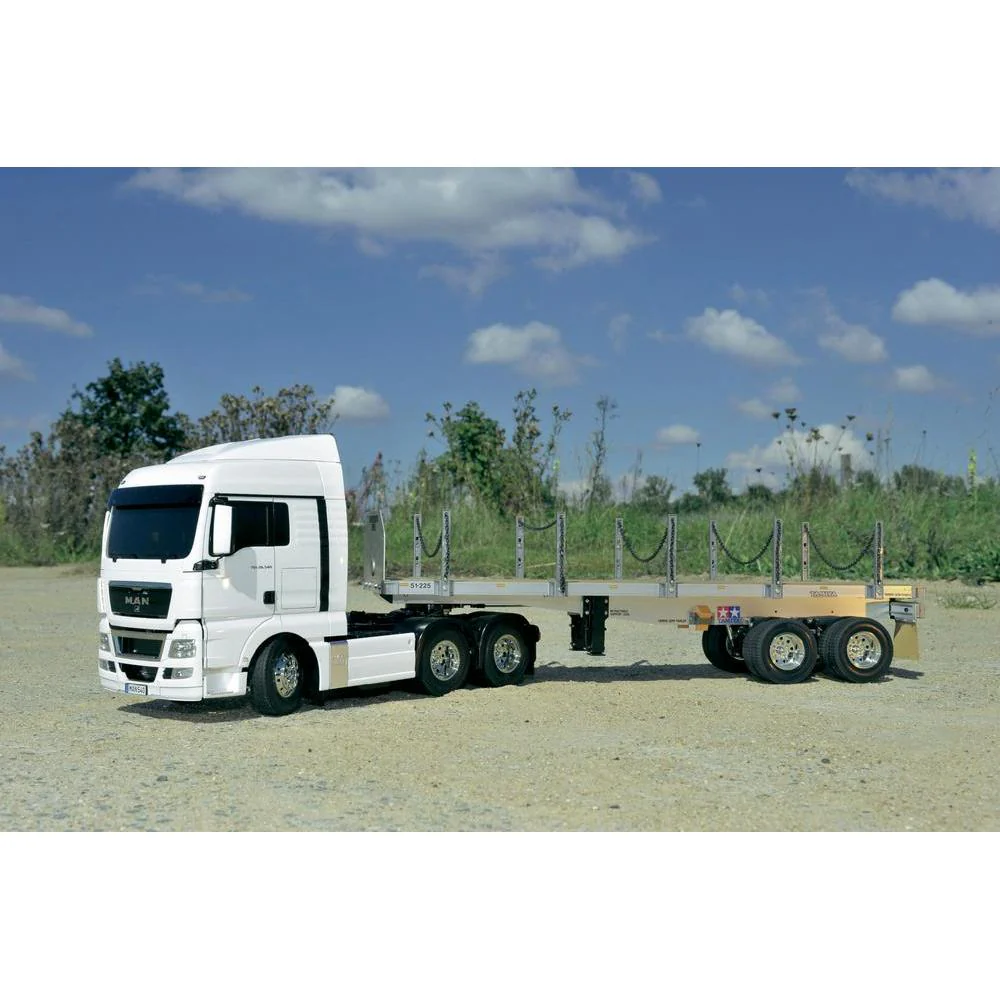 Tamiya 56306 Flatbed Semi-Trailer for 1/14 Radio Controlled Truck Kit - Image 6