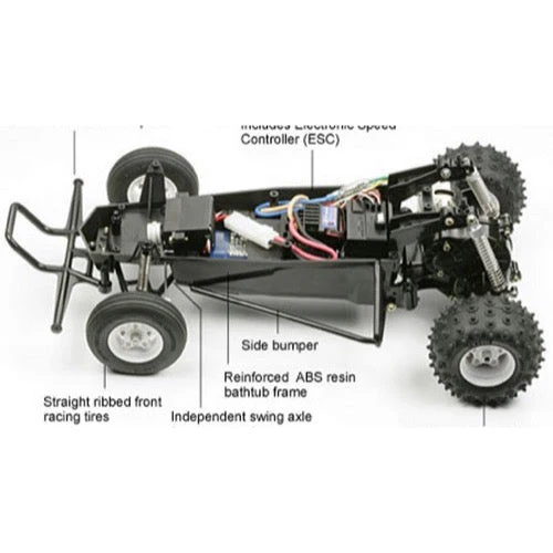 Tamiya Hornet 2004 1/10 Off-Road RC Kit 58336 w/ESC - Image 4