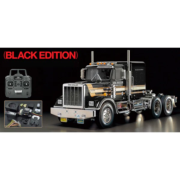 Tamiya 56336 King Hauler Black Edition 1/14 Radio Controlled Truck Kit - Image 5