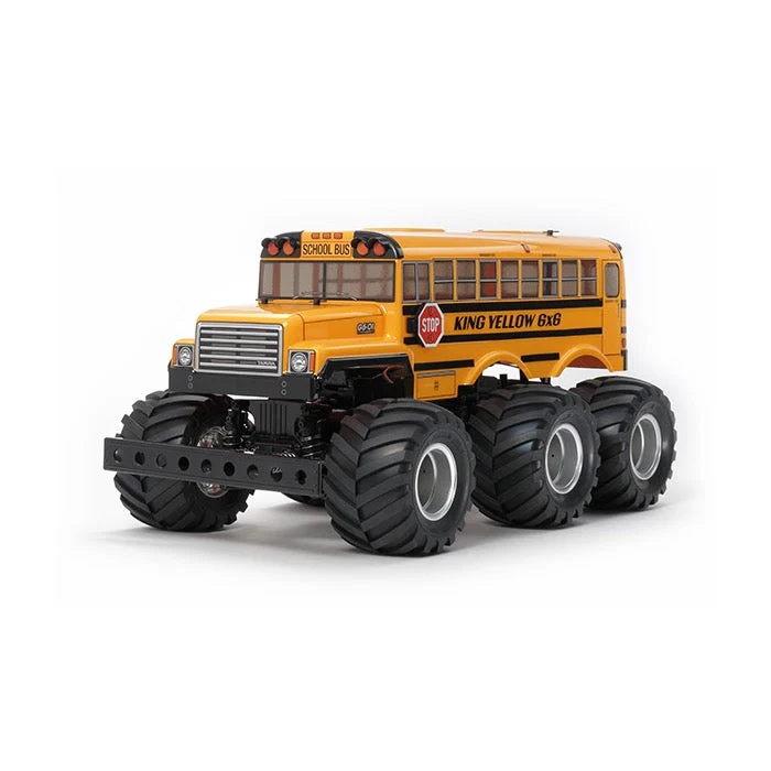 Tamiya 58653 King Yellow 6x6 1/18 Kit G6-01 Chassis - Image 2