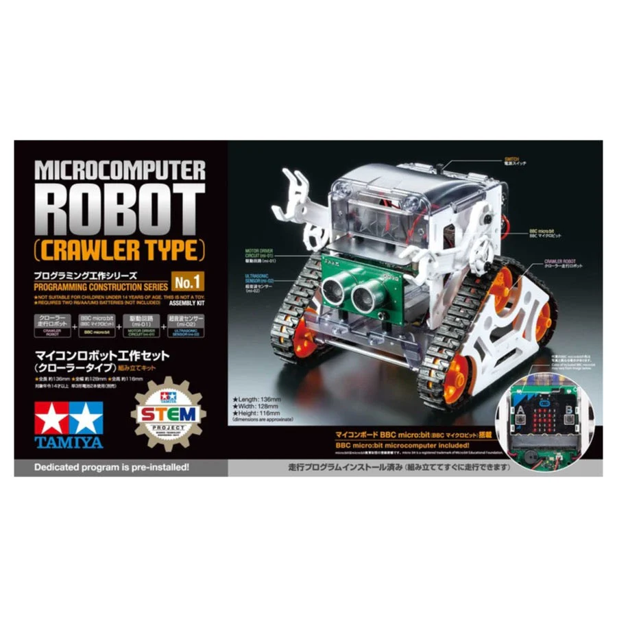 Tamiya 71201 Microcomputer Robot CrawlerType Programming Robot Series No.1
