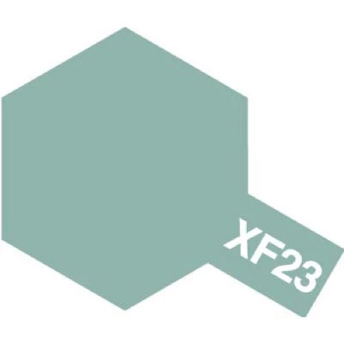 Tamiya 81723 Acrylic Paint XF-23 Flat Light Blue (10ml) - Image 2
