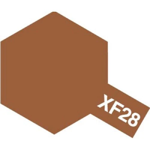 Tamiya 81728 Acrylic Paint XF-28 Flat Dark Copper 10ml - Image 2