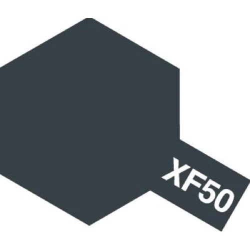 Tamiya 81750 Acrylic Paint XF-50 Flat Field Blue (10ml) - Image 2