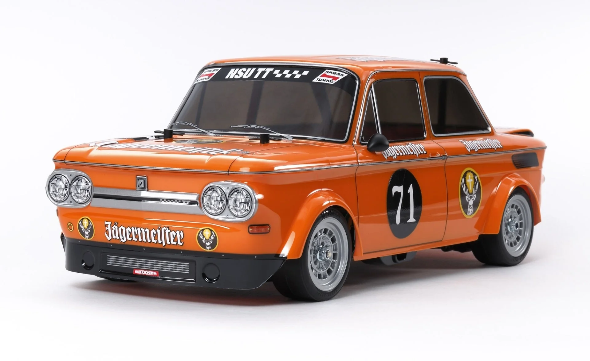 Tamiya 58649 NSU TT Jagermeister 1/10 RC Race Car Kit M05 Chassis - Image 2