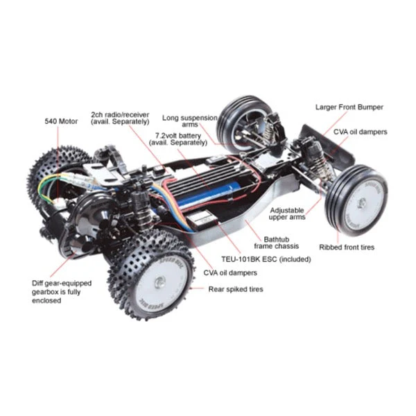 Tamiya 58374 Sand-Viper Off-Road 1/10 RC Kit - Image 3