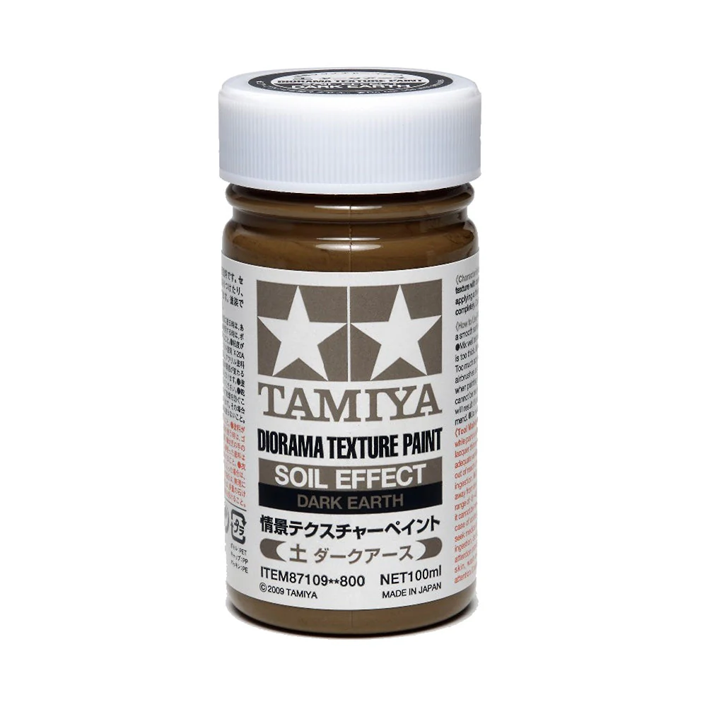 Tamiya 87109 Textured Paint Soil Dark Earth