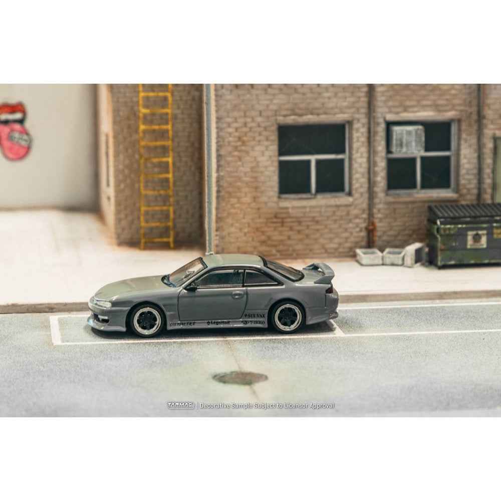 Tarmac Works T64G-018-GY 1/64 Vertex Silvia S14 Grey - Image 9