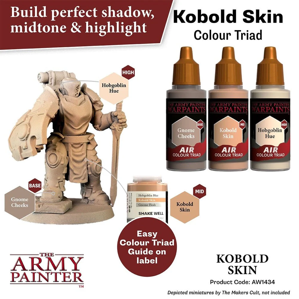 The Army Painter AW1434 Warpaints Air Kobold Skin 18ml Acrylic Paint - Image 3