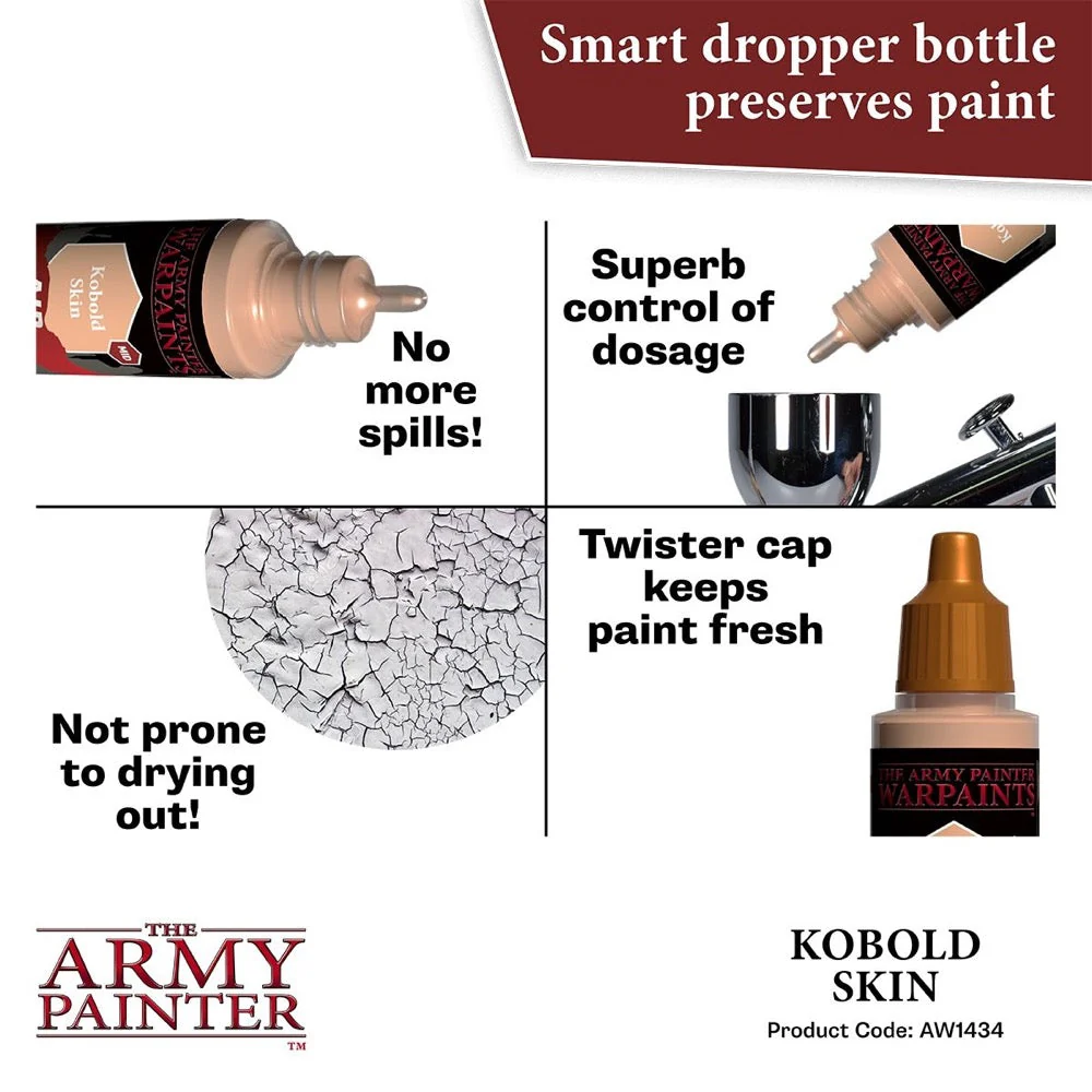 The Army Painter AW1434 Warpaints Air Kobold Skin 18ml Acrylic Paint - Image 5