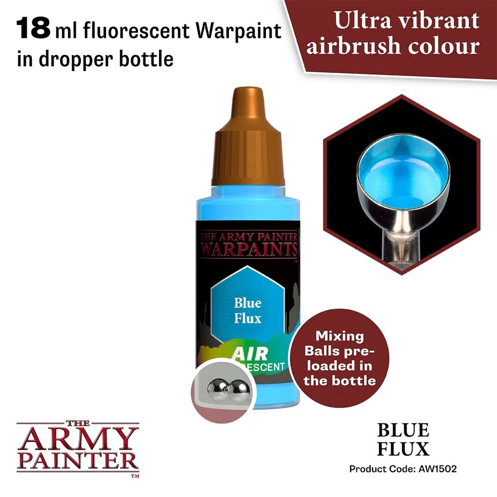 The Army Painter AW1502 Warpaints Air Blue Flux 18ml Acrylic Paint - Image 2
