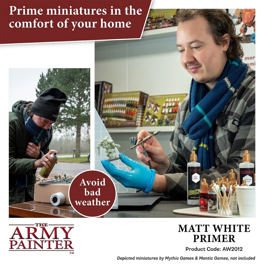 The Army Painter AW2012 Warpaints Air Primer White 100 ml - Image 3