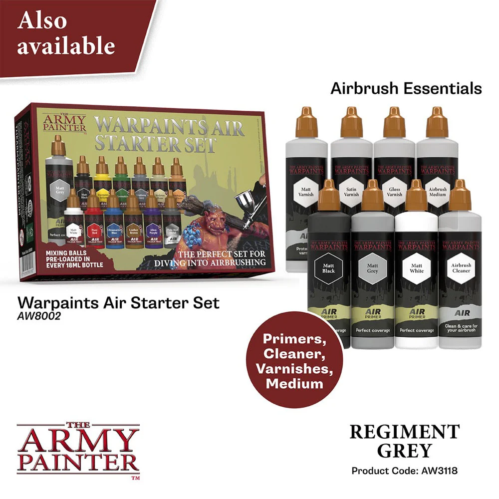 The Army Painter AW3118 Warpaints Air Regiment Grey 18ml Acrylic Paint - Image 6