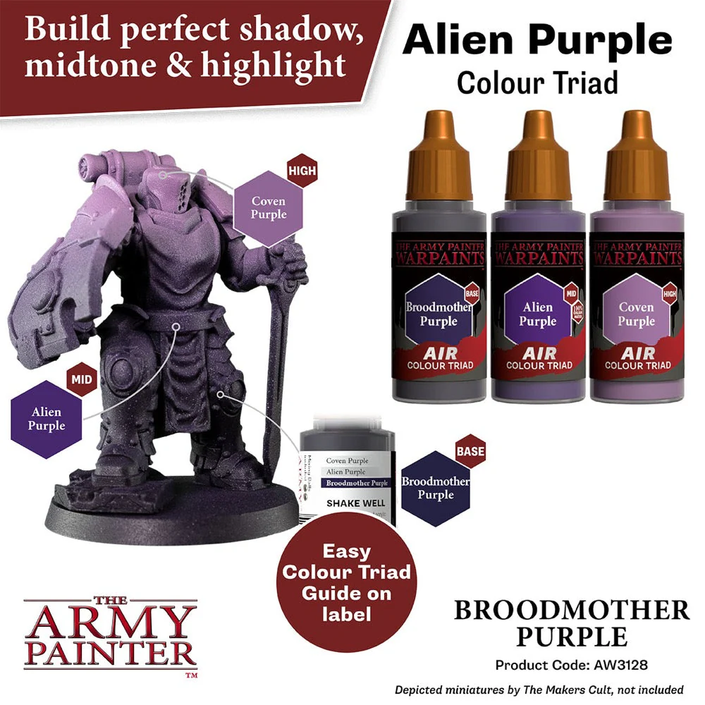 The Army Painter AW3128 Warpaints Air Broodmother Purple 18ml Acrylic Paint - Image 3