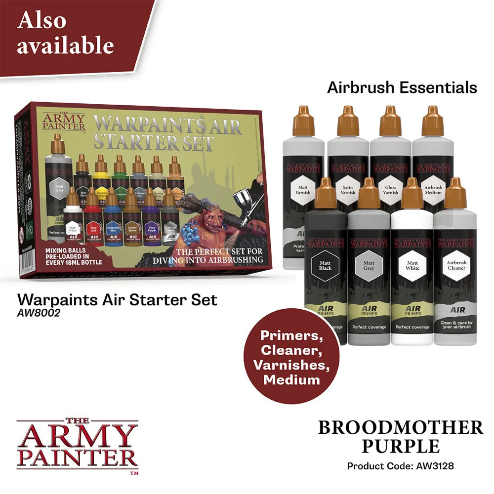 The Army Painter AW3128 Warpaints Air Broodmother Purple 18ml Acrylic Paint - Image 6