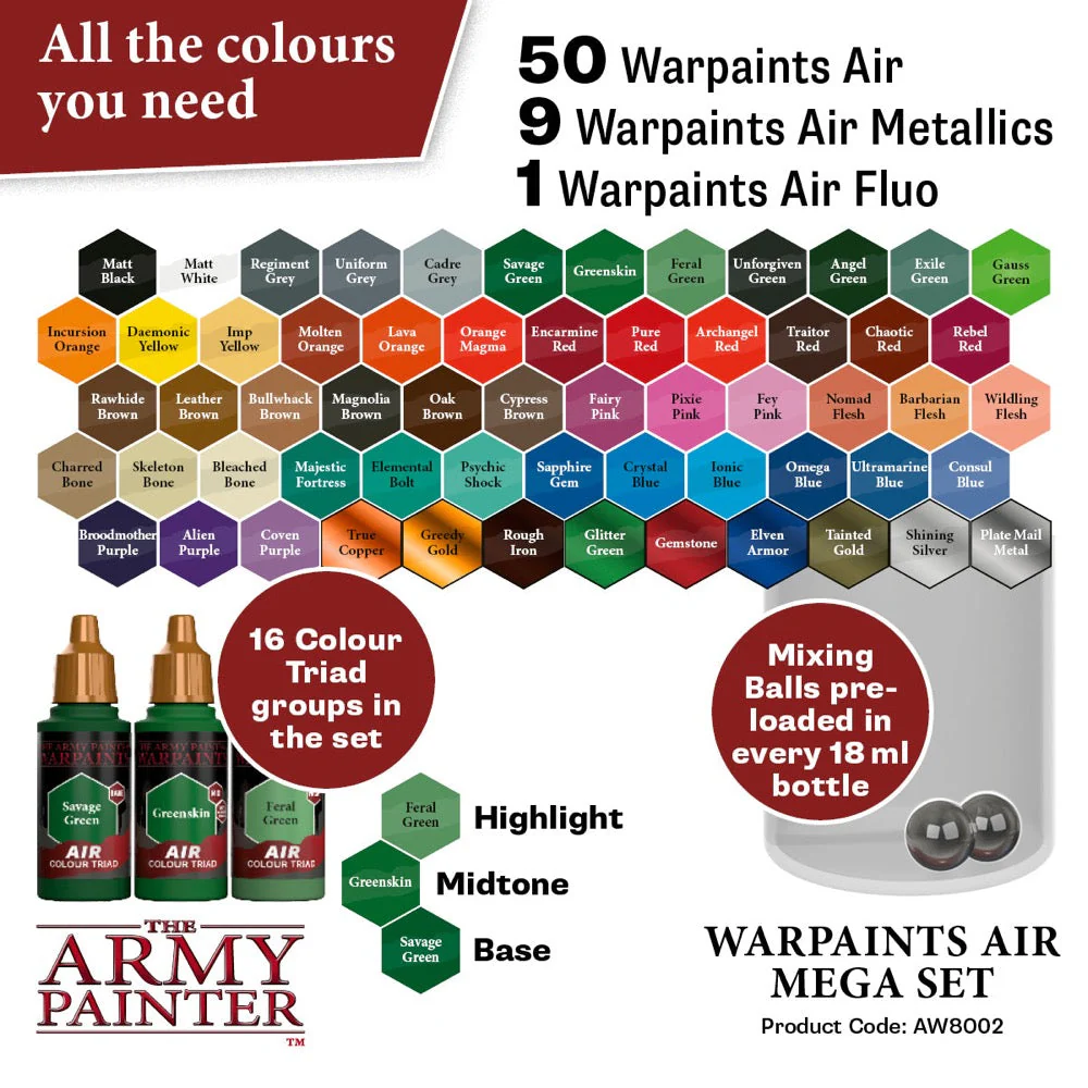 The Army Painter AW8002 Warpaints Air Mega Set - Image 2