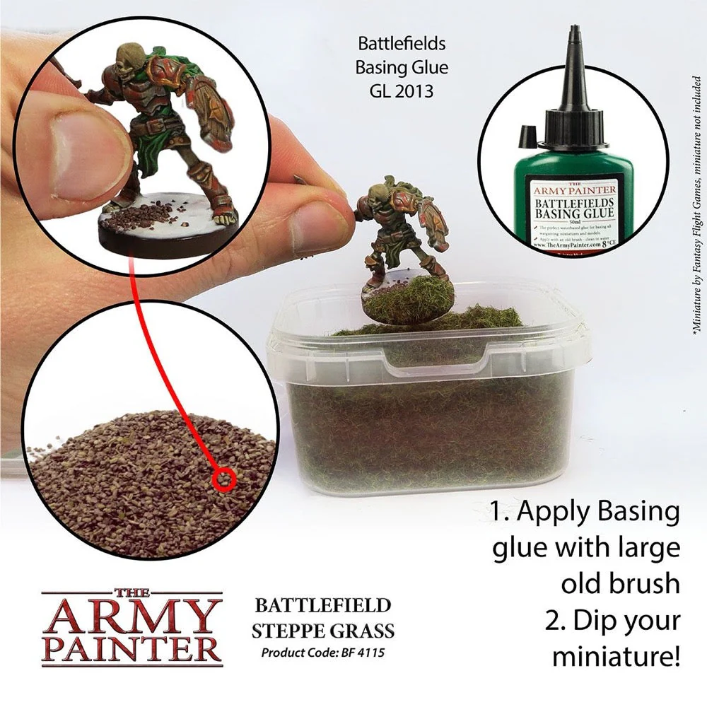 The Army Painter BF4115 Battlefield Basing Steppe Grass - Image 3