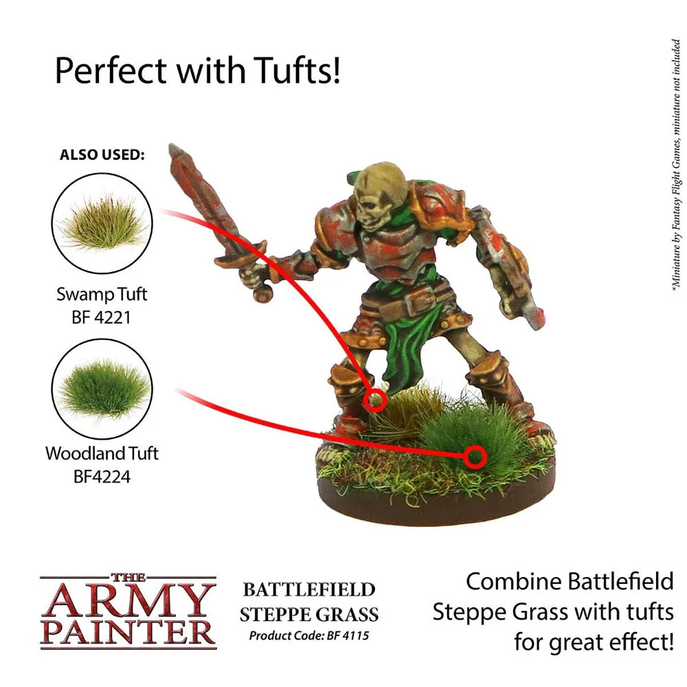 The Army Painter BF4115 Battlefield Basing Steppe Grass - Image 4