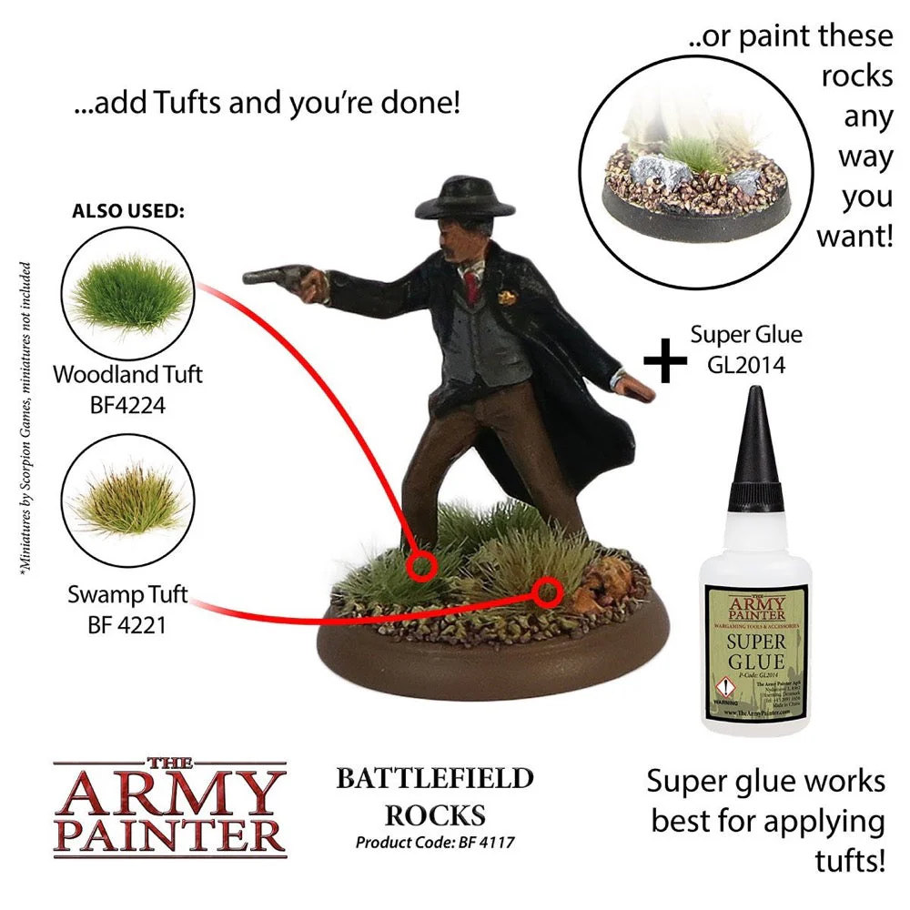 The Army Painter BF4117 Battlefield Basing Rocks - Image 5
