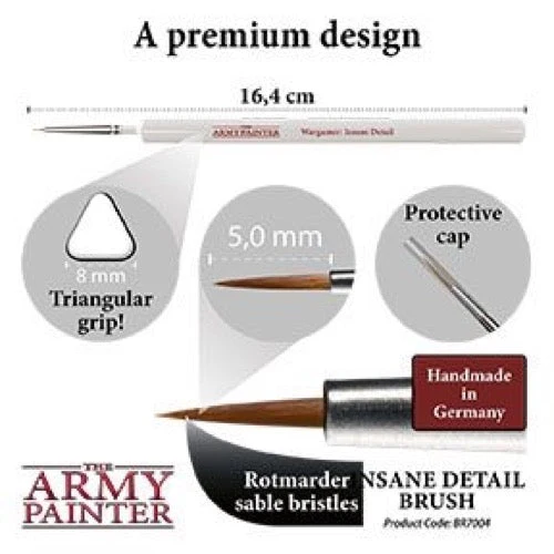 The Army Painter BR7004 Insane Detail Wargamer Brush - Image 3