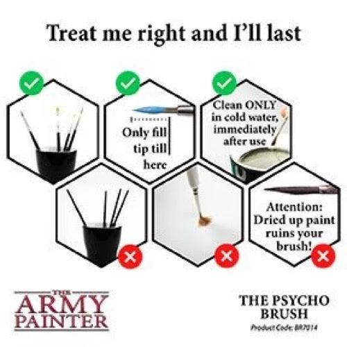 The Army Painter BR7014 The Psycho Wargamer Brush - Image 4