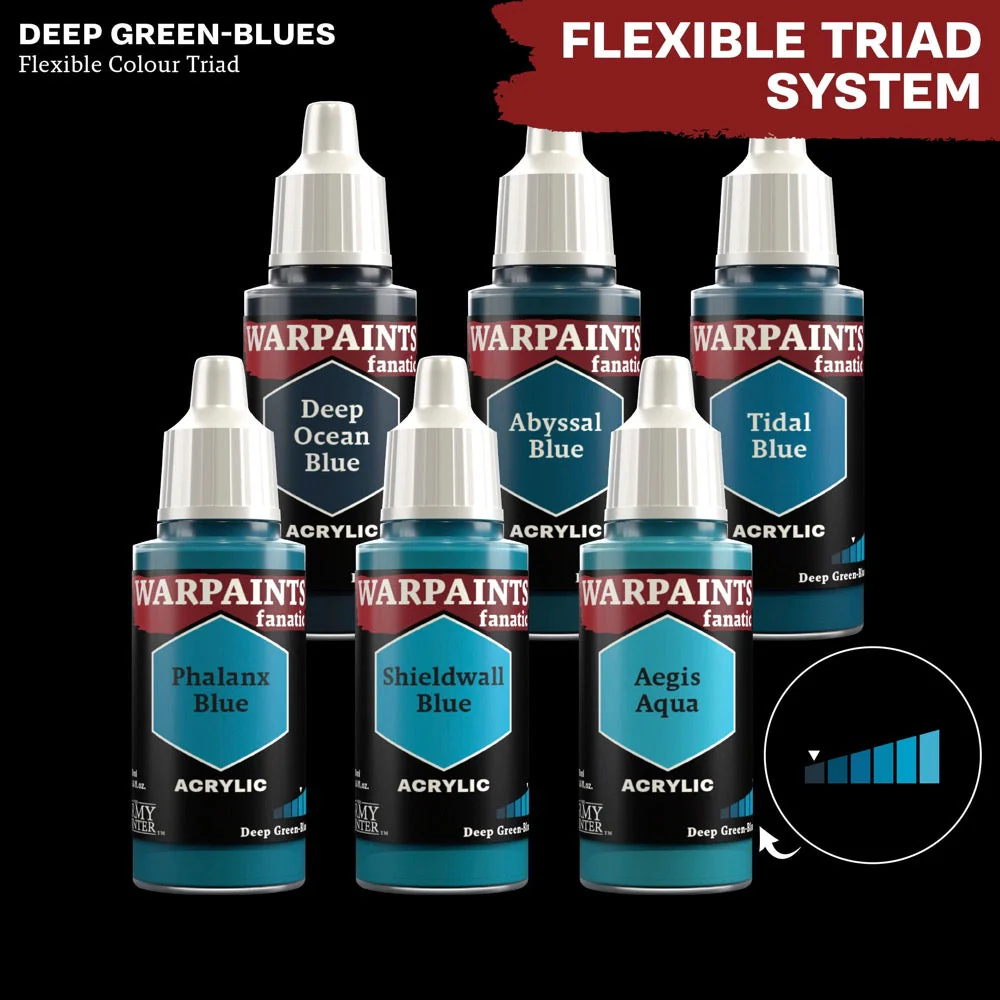 The Army Painter WP3031 Warpaints Fanatic Deep Ocean Blue 18ml Acrylic Paint - Image 3