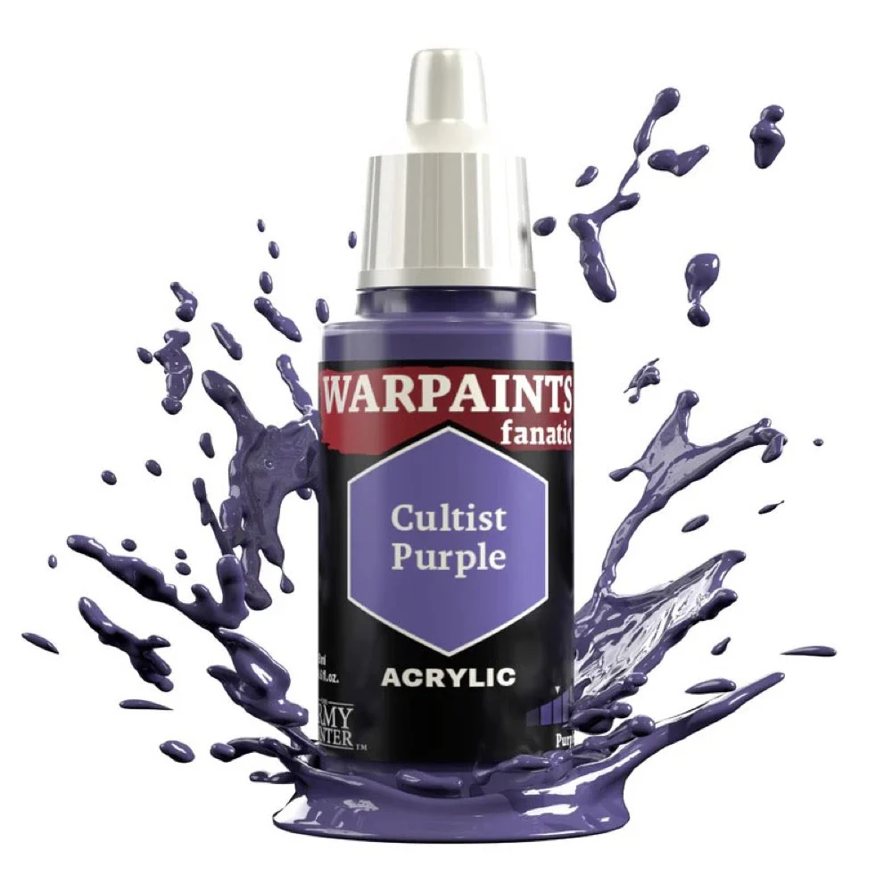 The Army Painter WP3129 Warpaints Fanatic Cultist Purple 18ml Acrylic Paint - Image 2
