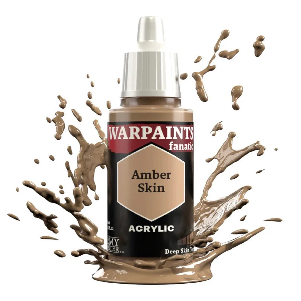 The Army Painter WP3160 Warpaints Fanatic Amber Skin 18ml Acrylic Paint - Image 2