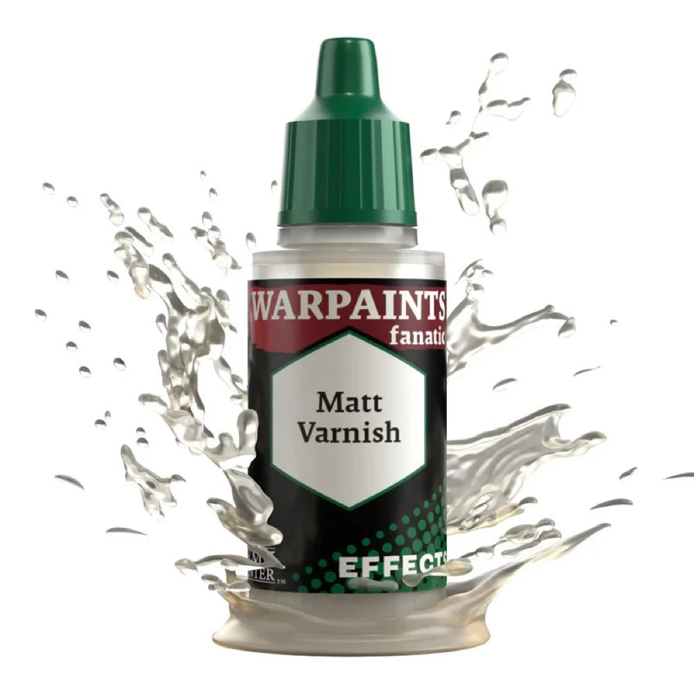The Army Painter WP3174 Warpaints Fanatic Effects Matt Varnish 18ml Acrylic Paint - Image 2