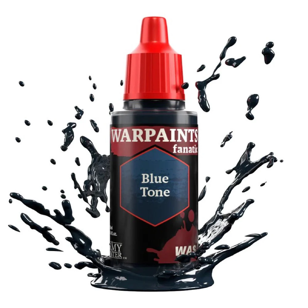 The Army Painter WP3210 Warpaints Fanatic Wash Blue Tone 18ml Acrylic Paint - Image 2