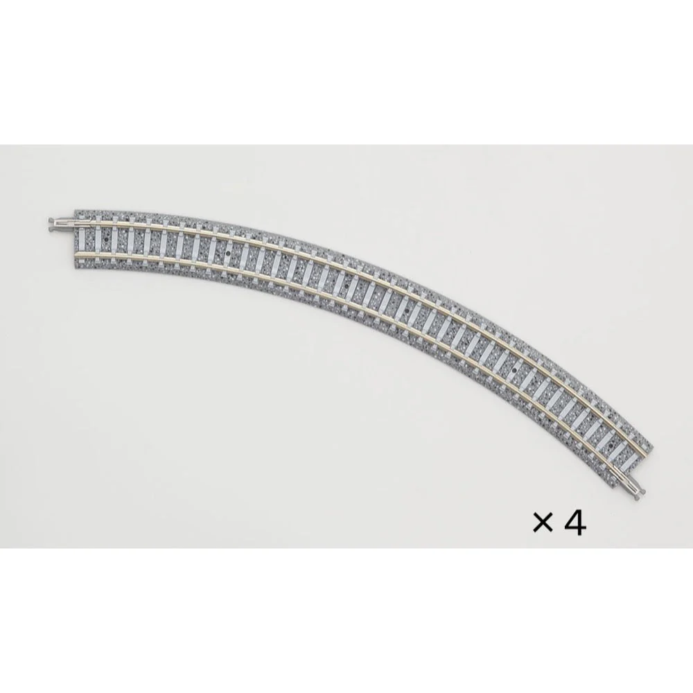 Tomix 1195 N Curve PC Track 9-9/16" 243mm Radius 45° (4)